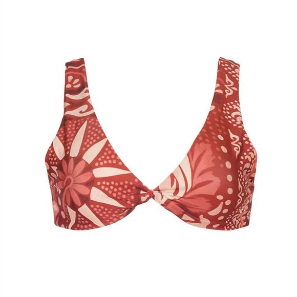 NEW ENCANTADORE kala reversible bikini top in rubi - Picture 3 of 3